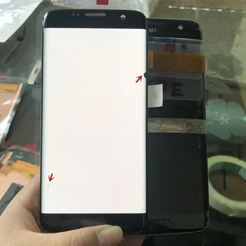 

SUPER AMOLED 5.5'' Display For Samsung Galaxy S7 Edge G935 SM-G935F G935F LCD Screen Digitizer With Frame+Two Dead pixel
