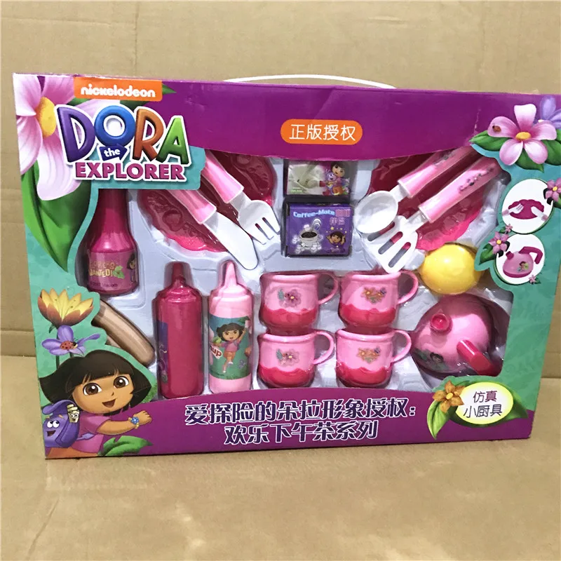 Группа dora the explorer Авторизованная серия Joy Afternoon tea модель мини-кухня детский игровой домик игрушки