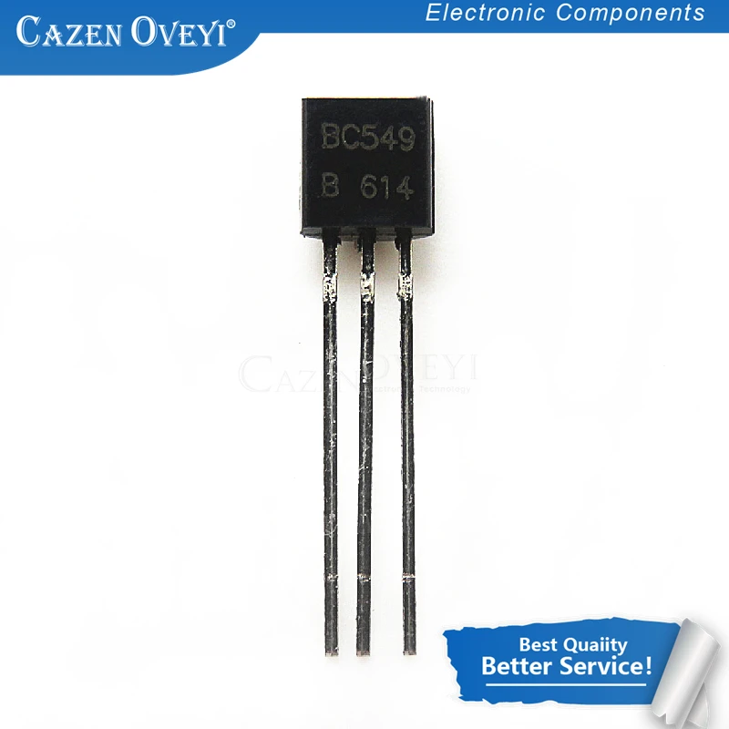 

50 шт./лот BC549 BC549B 100mA 30V 0.1A Силовые транзисторы NPN транзистор TO-92 в наличии