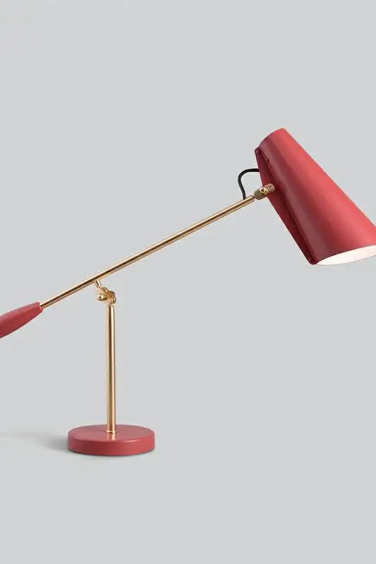 red kids lamp