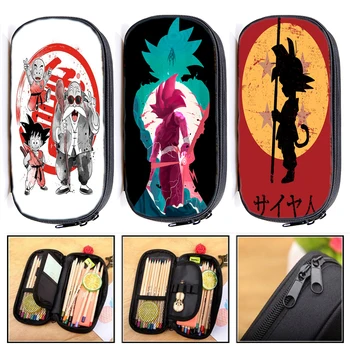 

Dragon Ball Pencil Case Goku Vegeta Pencil Bag For Kids Girls Gift Office School Supplies Stationery Nylon Zipper Pencilcase