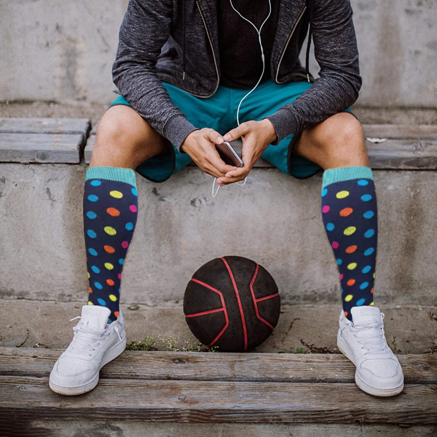 Meias de Compressão dos Homens para Mulheres Pares Pacote Joelho Alto 30 Mmhg Esportes Meias Edema Diabetes Varizes Correndo Tamanho s m 3 - 22 High Quality Pijamas e Moda Íntima