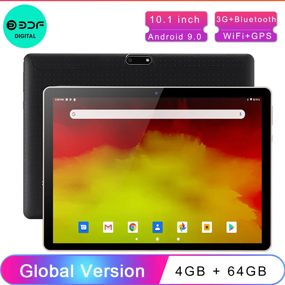 

Original Android Tablet Andoid9.0 Tablet 10.1 Inch Octa 8 Core 4GB+64GB 3G 4GLTE SIM Phone Call AI Support Fast Charging Tablett