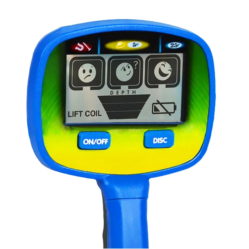 Adjustable Multi-use Metal Detector for Kids Handheld Waterproof Scanner Metal Finder for Beginner Junior Hunter Seeking Tool