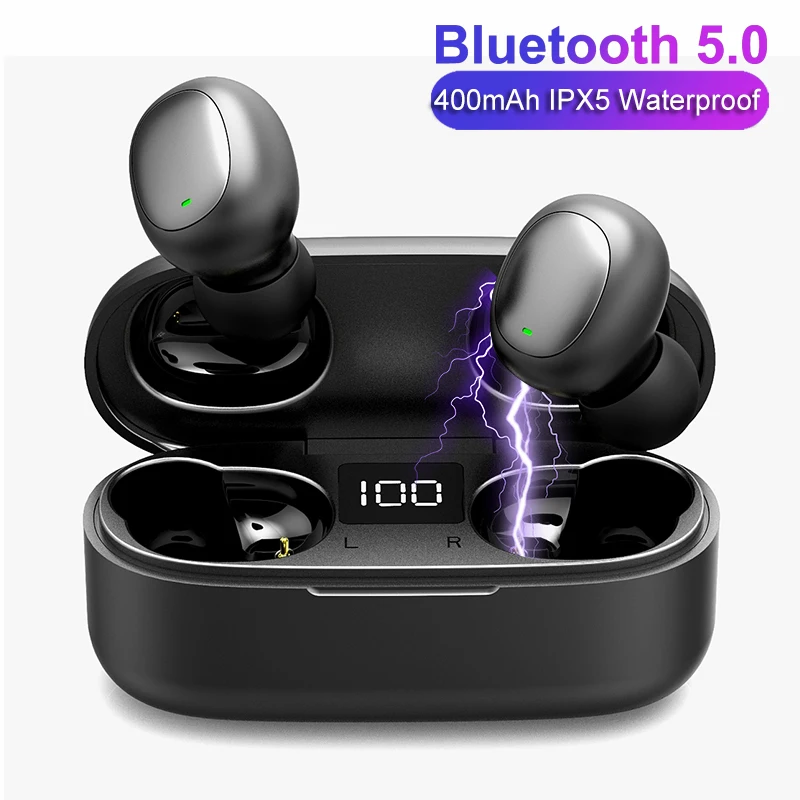 TWS беспроводные наушники Bluetooth 5 0 IPX5 водонепроницаемые Hi Fi стерео мощный