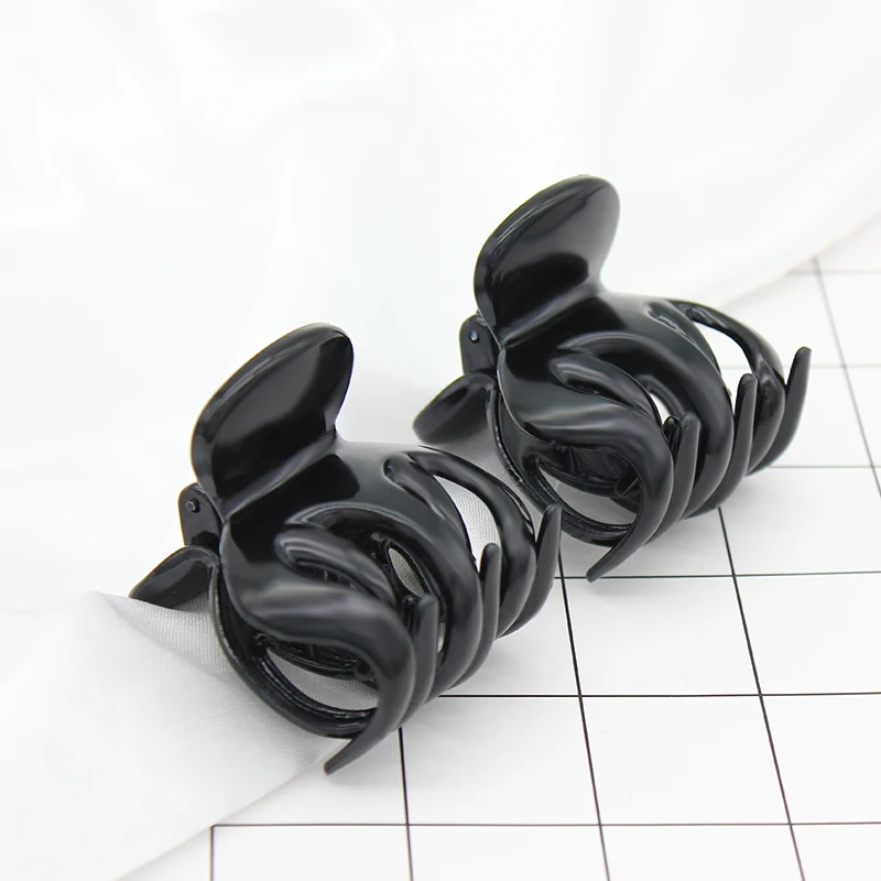 Заколка-краб для волос женская модный пластиковый зажим инструмент