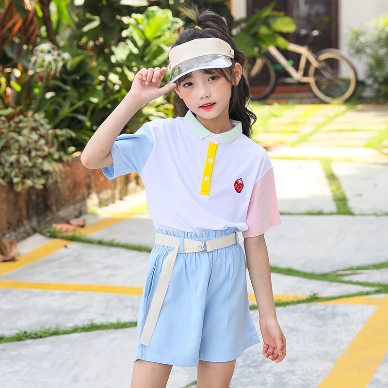 para niños para niñas 8 12 10 años Nueva 2020 verano niños de ropa niña adolescente trajes 2 uds camisetas y pantalones cortos|set de ropa| AliExpress