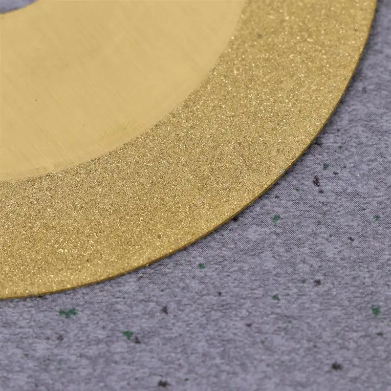 2Pcs Diamond Saw Cutting Discs Cut Off Wheel Cutting Glass Plate Jade Cutter Grinding Plate for Glass Home Golden