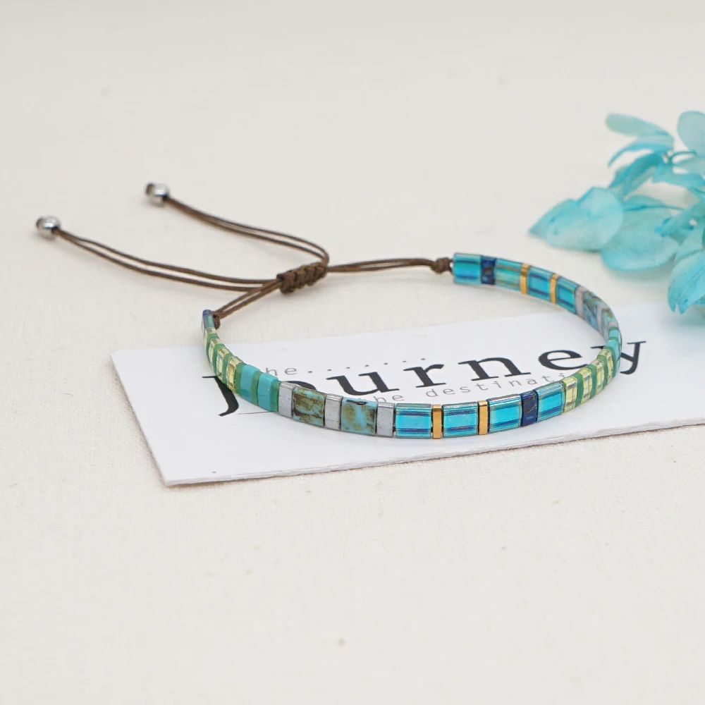 Bracelet Jewelry Boho Miyuki Bracelet Jewelry Vintage Tila Beads Bracelets For Women Fall Winter Gift Adjustable Pulsera Accessories