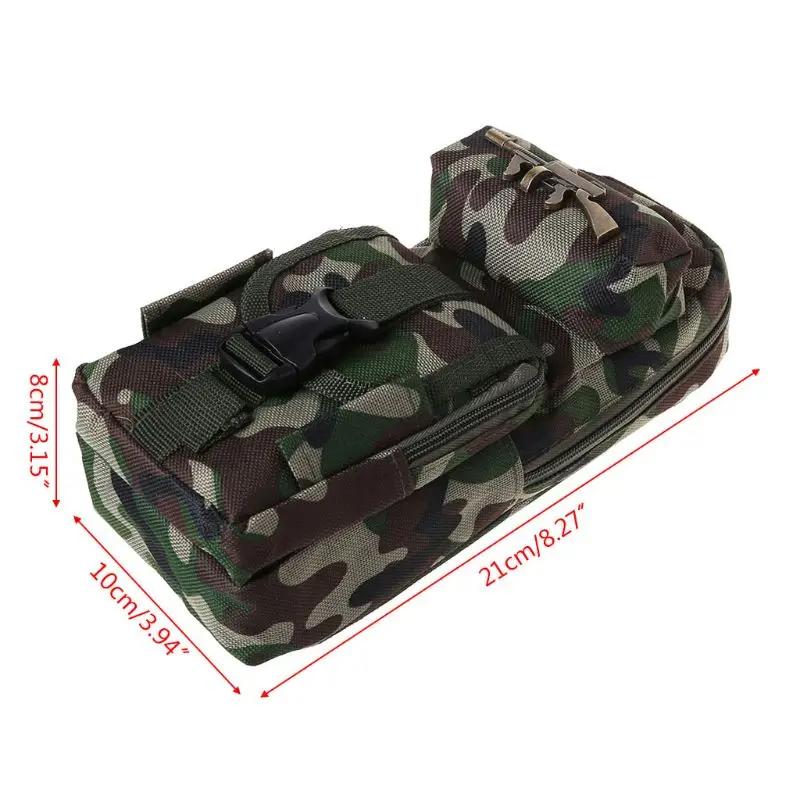 Student Camouflage Pencil Case for Boys Multifunction Large Capacity Pen Box Bag Kids Gift School Stationery Supplies