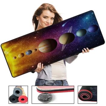 

Colorful Starry sky mouse pad custom mouse pad mousepad office game keyboard desk pad gift Rubber Gaming Mousepad