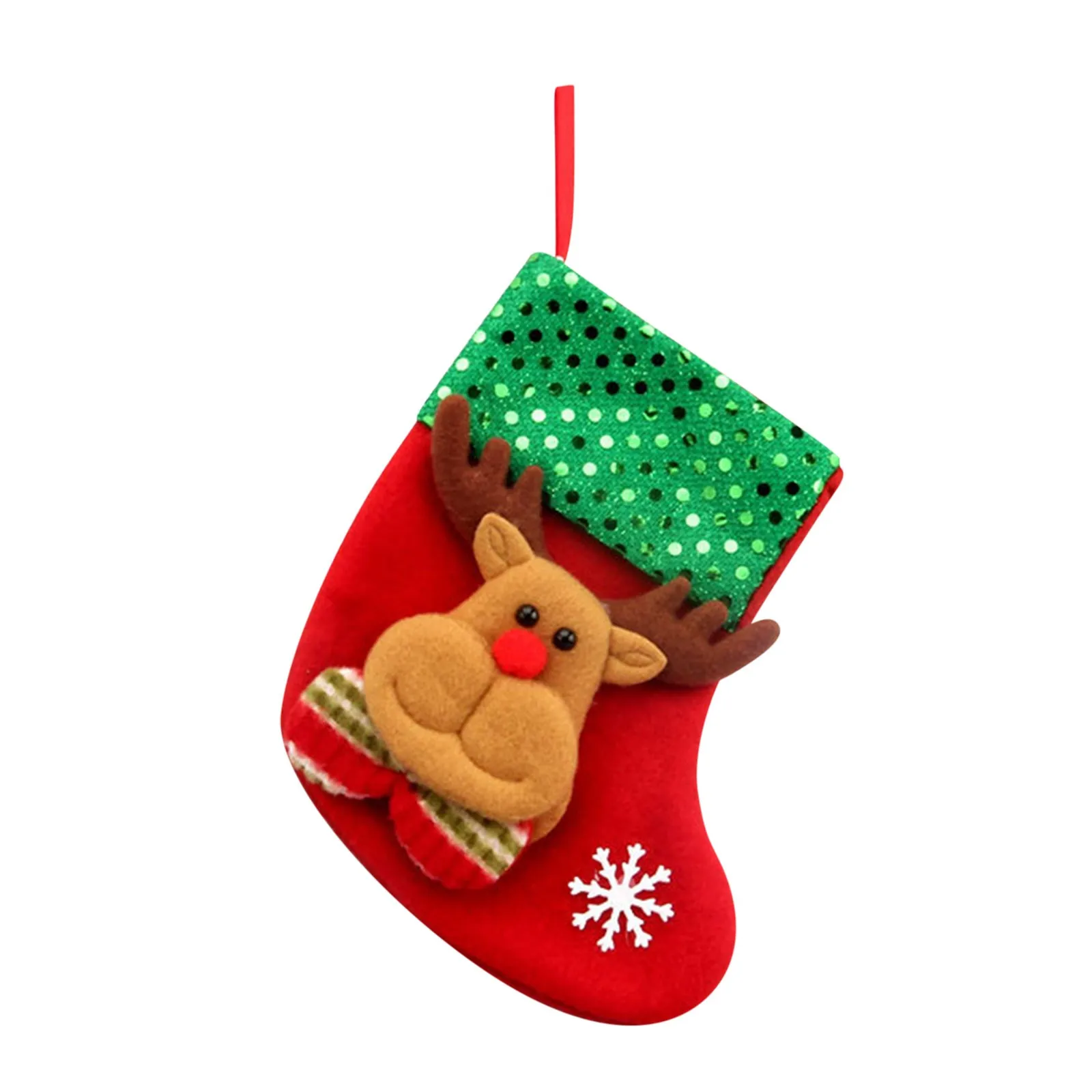 Chaussettes De Noël à Suspendre - Kit 6 Pièces, Grand Et Petit, Décoration Cheminée