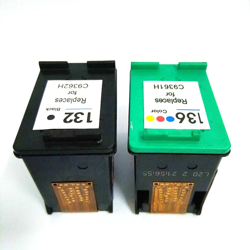 Картридж для принтера hp Photosmart C3183 D5163 132 C3100 Officejet 136 1513 D4163printer совместимый с 6213 5443|ink