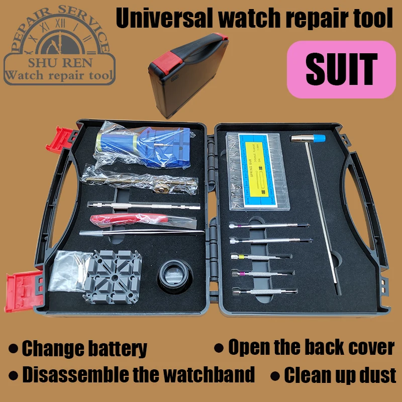 Free shipping Watch Tools Watch Strap Regulator Watch Replacement Belt Replace Battery Remove Rear Cover Opener 1