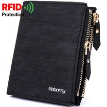 2021 New Men's Wallet Card Bag Wholesale Short Wallet Men's Anti RFID Men's Bag Wallet Length Main Material Pattern Type Style