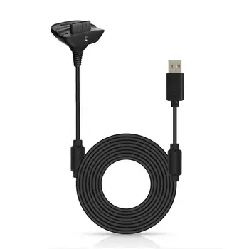 

USB Charging Cable For Xbox 360 Wireless Controller Gamepad Joystick Power Supply Charger Cable Game Cables For Xbox 360