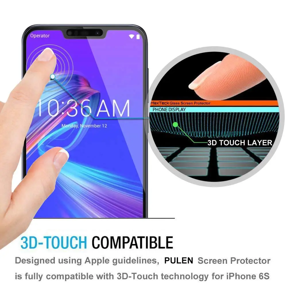 9H полный чехол из закаленного стекла для Asus Zenfone 4 Max ZC554KL ZE554KL Защита экрана ZenFone