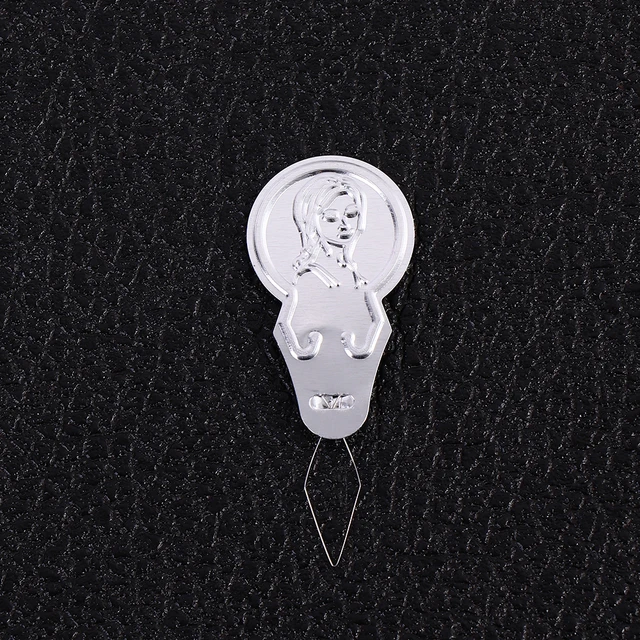 50 Pcs Needle Threaders New Sliver Bow Wire Hand Machine Sewing Stitch Insertion Tool Needle Threader Sewing Tools 6