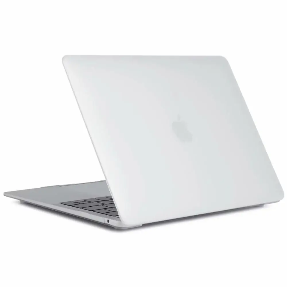 Matte White Ноутбук чехол для ноутбука MacBook Air Pro retina, возрастом 11, 12, 13, 15 Mac Book Pro 15,4 13,3 дюймов Сенсорная панель A1706 A1989 A2159 A1707 A1990 - Цвет: Matte White