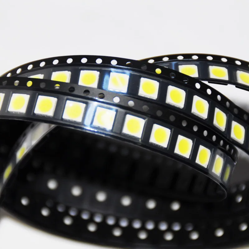 100PCS SMD 5050 светодиодный Белый s с высоким уровнем Яркость Diodo Azul Luz светоизлучающие
