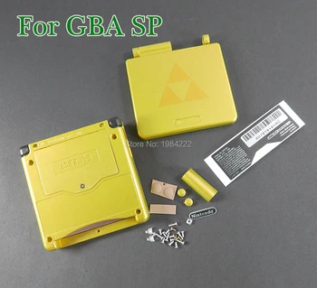 

1Set Replacement For GBA SP Full Set Housing Cover Repairt Parts Case for Gameboy Stickers Conductive adhesive Screw buttons