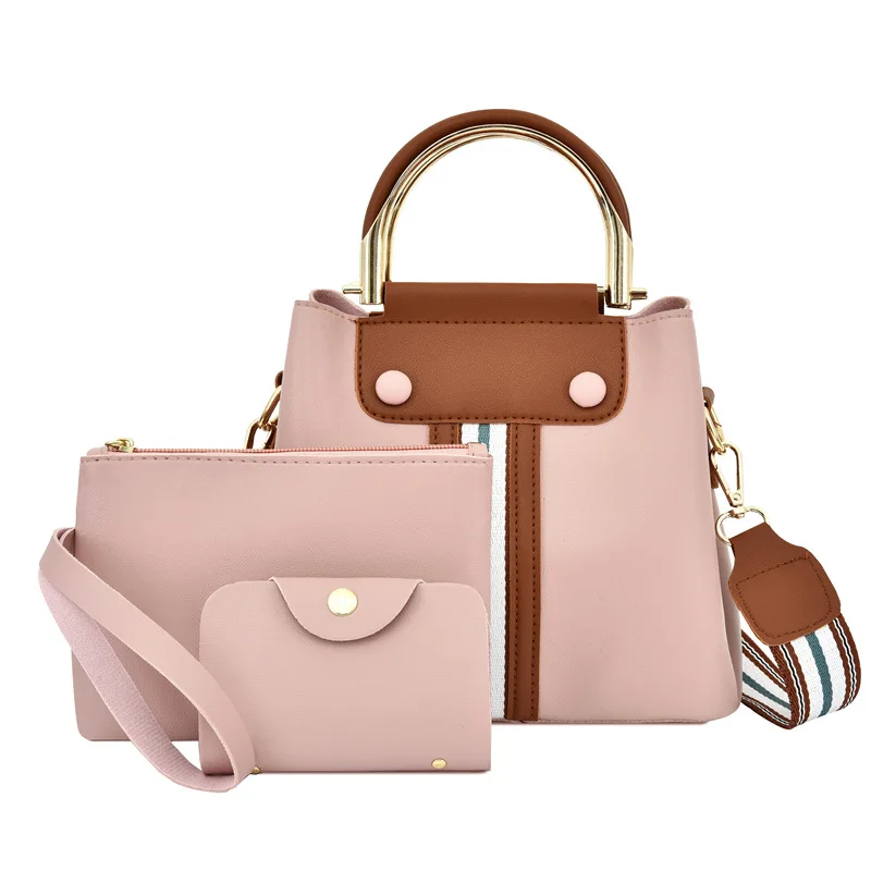 

WOMEN'S Bag Handbag 2020 New Style Europe And America Fashion Large Capacity Wide-Strap Crossbody Bag