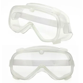 

HKML Prevent droplet anti saliva fit over protective eyeglasses clear silicone wear on protection goggle for adult