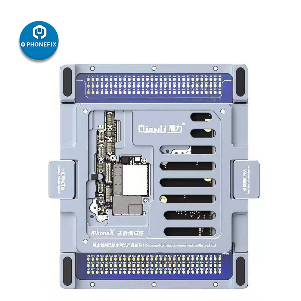 QianLi iSocket for iPhone X Motherboard Fixture Double Side Logic Board Fixture Upper/Lower Layerin