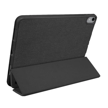 

for Apple iPad PRO 12.9 Inch Tablet PC PU Protective Case with Press Pen Anti-Lost Card Slot Design Protective Case