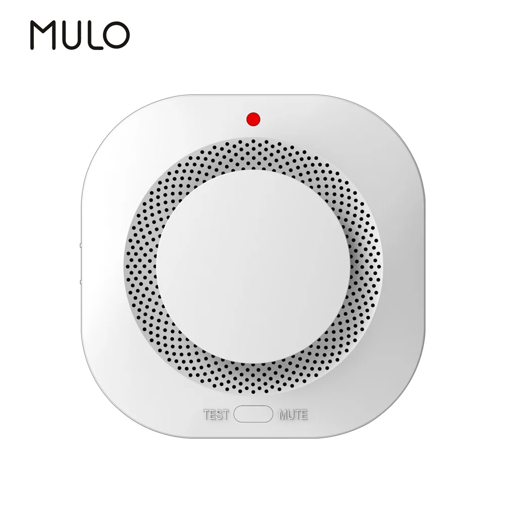 MULO-Detector de humo PA441 para el hogar y la Oficina, alarma de protección contra incendios, conexión de 433MHz, sistema de alarma, Bomberos de seguridad