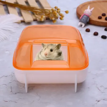 

Hamster Small Pet Bathroom Bath Sand Room House Sauna Toilet Bathtub Plastic