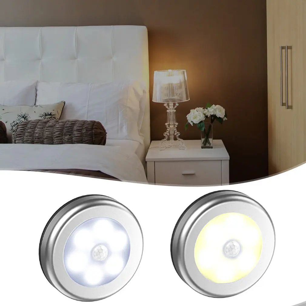 

Led Wireless Motion Sensor Night Light Battery-Powered With Sticker Automatic Sensing Technology Led Body Sensor Light