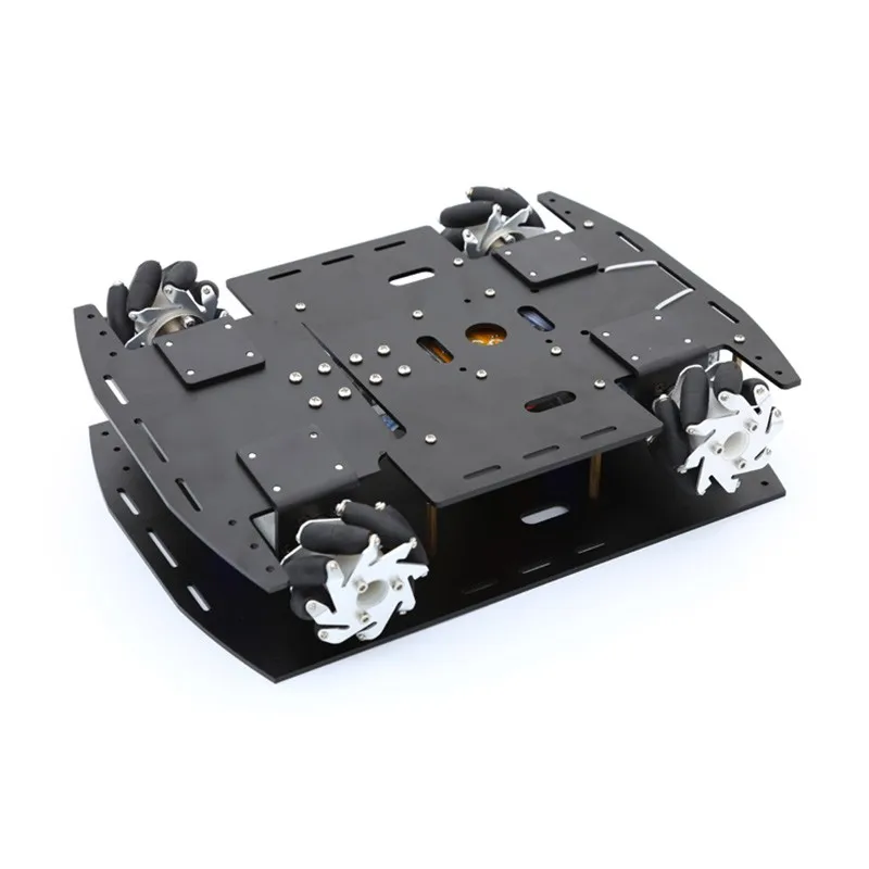 4WD 60 мм Mecanum колеса робот шасси автомобиля Комплект 10 кг нагрузки для Arduino Raspberry Pi DIY проект ствол игрушка