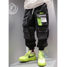 Мужские свободные штаны-шаровары длиной до щиколотки в стиле сафари