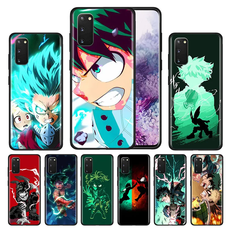 Силиконовый чехол для Samsung Galaxy S20 Ultra телефона S10 S10E S9 S8 S7 Plus Edge My Hero Boku No Academia