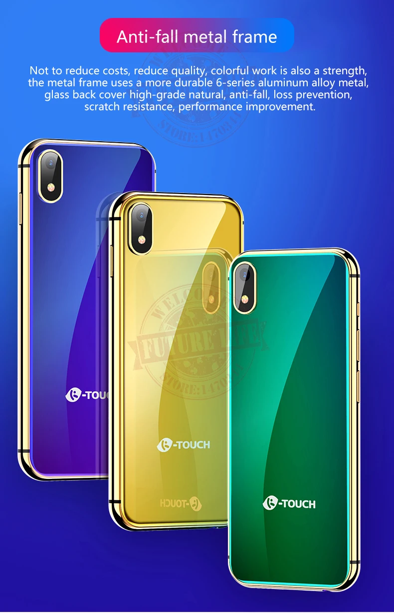 Anica K-TOUCH I9s 3g+ 32G маленький мини двойной 4G Ультра тонкий 3,5 экран Face ID dual SIM двойной режим ожидания Android 6,0