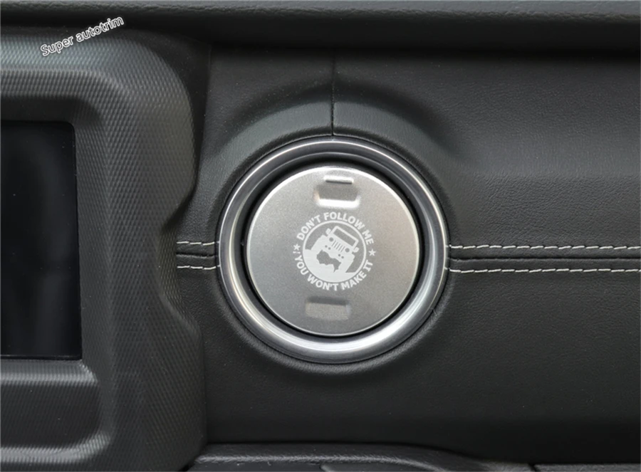 Lapetus металлическая приборная панель Кондиционер AC вентиляционное отверстие крышка аксессуары внутренняя отделка 4 шт. подходит для Jeep Wrangler JL