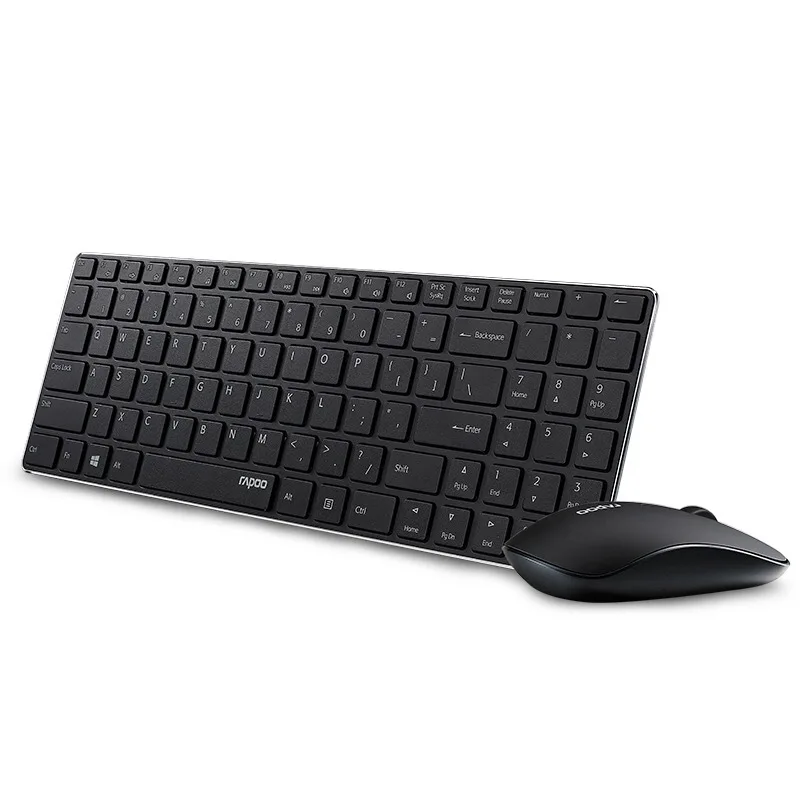 Rapoo 9300P Wireless Mouse Set Chocolate Keyboard Wireless Mouse And Keyboard