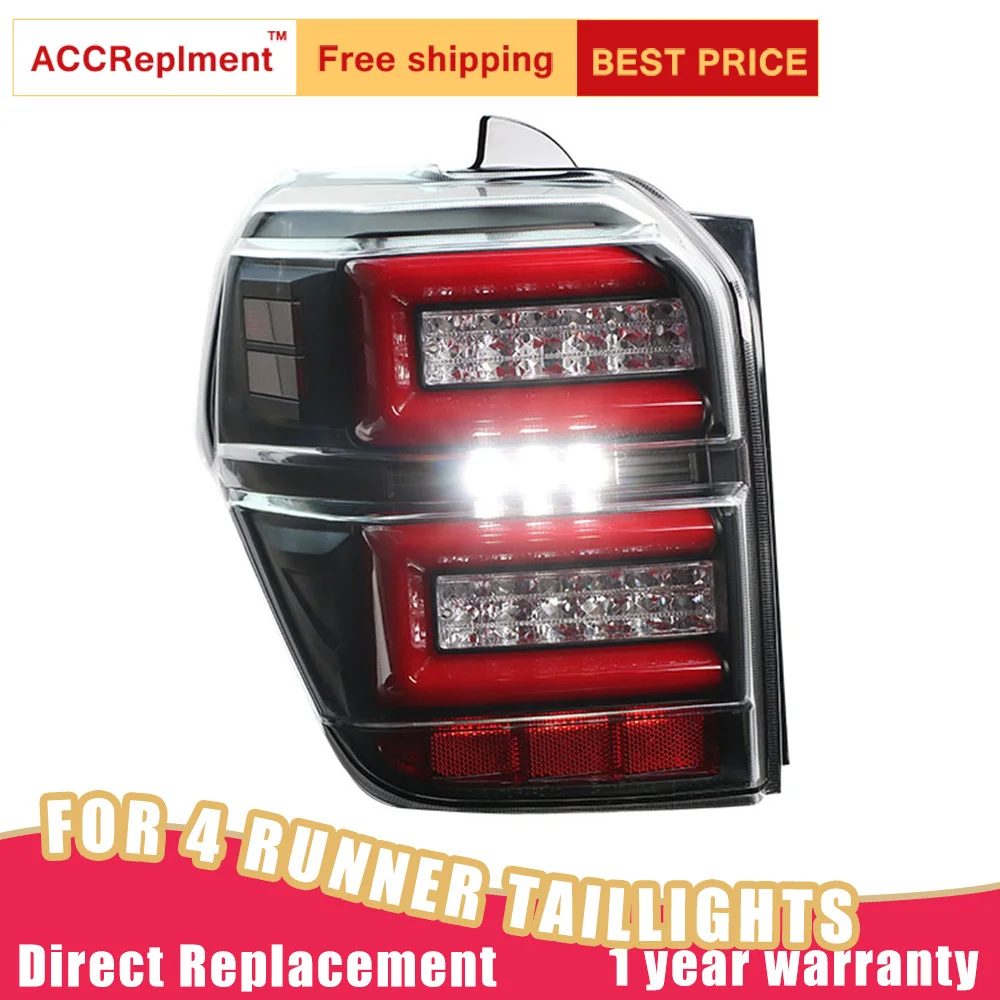 New LED Taillight Assembly For Toyota 4Runner 2010-2021 LED Rear Lamp Brake Reverse Light Rear Back Up Lamp DRL Car Taillight