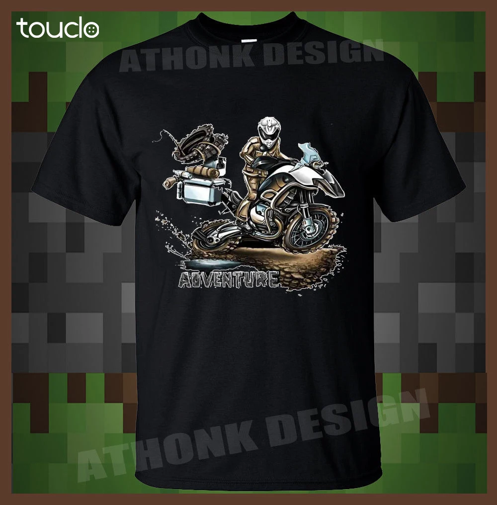 Новая крутая футболка немецкий y мотоцикл R1200GS ПРИКЛЮЧЕНИЯ винтажная немецкая