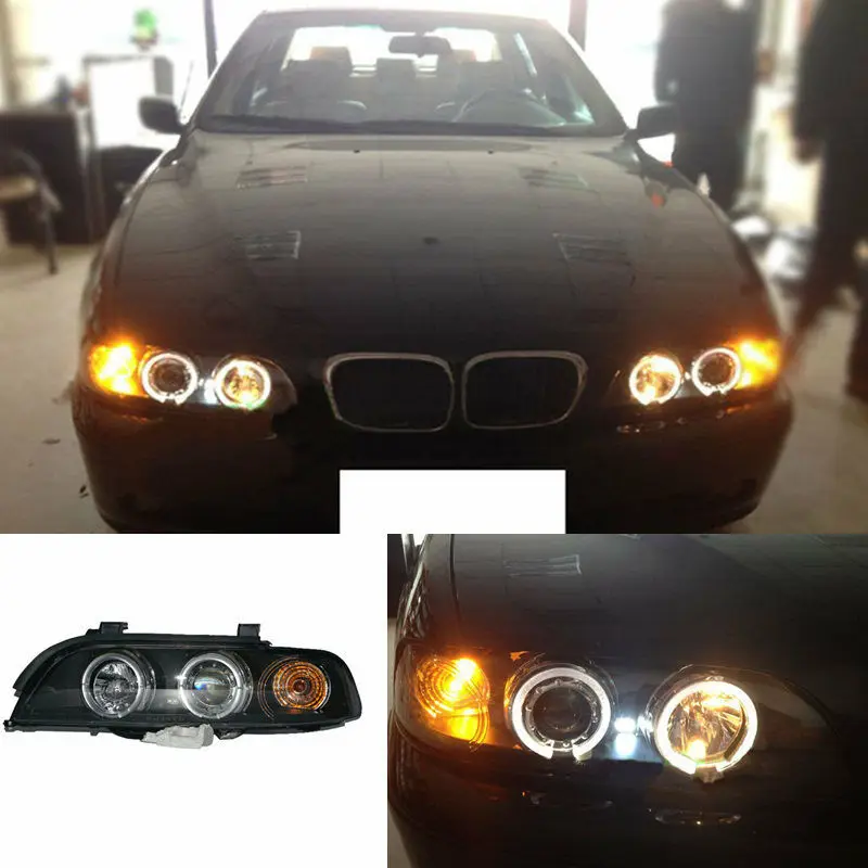 Для BMW 5 серии E39 1995 2004 биксеноновый блок прожектора фары с угловыми глазами|Фара