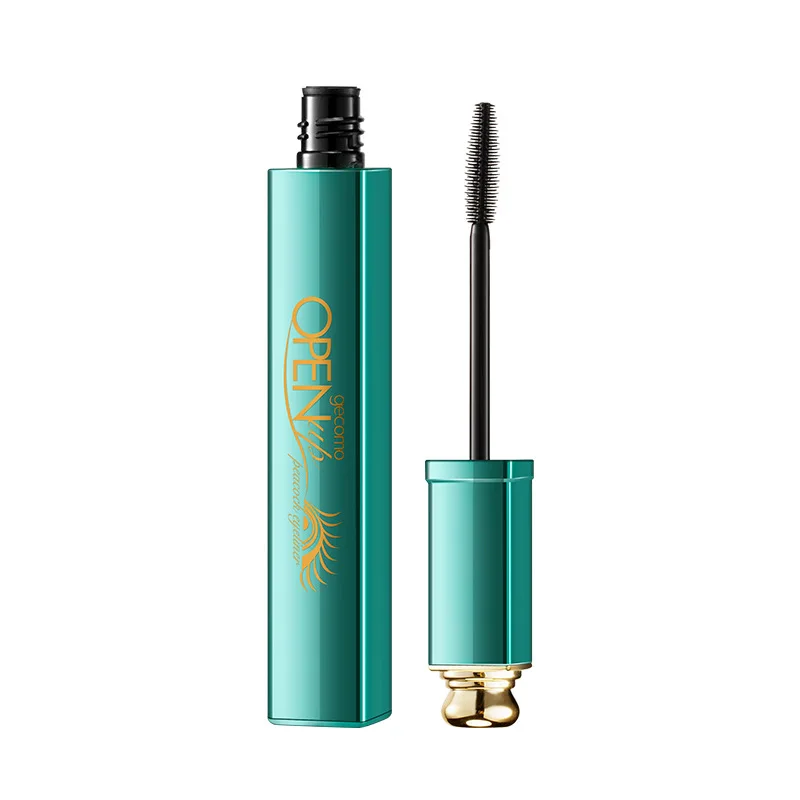 Garmon Peacock Green быстросохнущая тушь для ресниц водоСТОЙКАЯ не-тусклый краситель длинноволокнистая силиконовая тушь для ресниц 4 D - Цвет: 201016