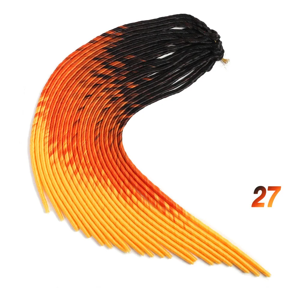 MUMUPI Goddess Faux Locs 100 г 20 дюймов вязанные крючком косы мягкие натуральные мягкие синтетические волосы для наращивания 20 прядей 1 шт - Цвет: P2/613