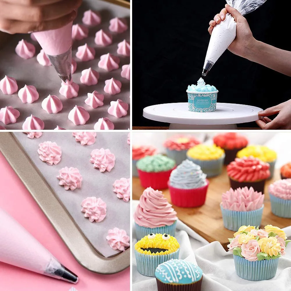 10PCS 12/14/16 Inches Disposable Pastry Bag Cake Cream Decorating Thicken Durable Baking Cooking DIY Tool Supplies |