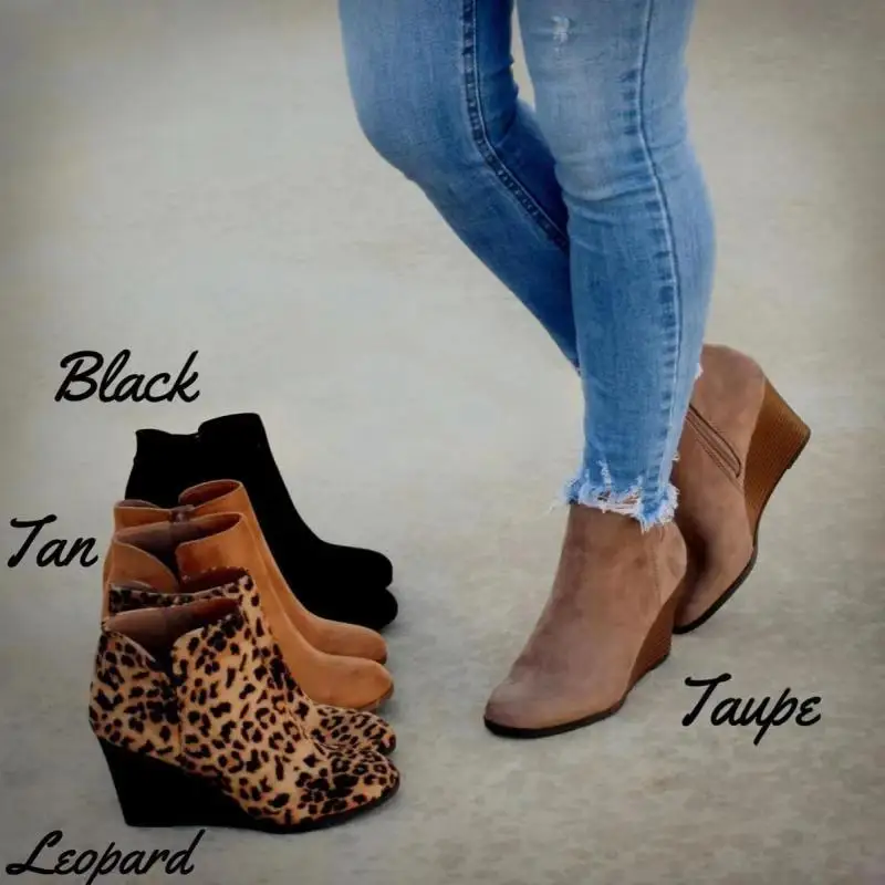 Vertvie/ботинки с острым носком; зимние женские ботильоны с леопардовым принтом; обувь на шнуровке; обувь на платформе и высоком каблуке; обувь на танкетке; женская обувь; Bota Feminina
