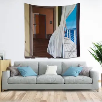 

Seascape Fresh Morning Wall Mandala Tapestry Wall Hanging Decor Picnic Yoga Carpet Psychedelic Abstract Wall Cloth Tapestries