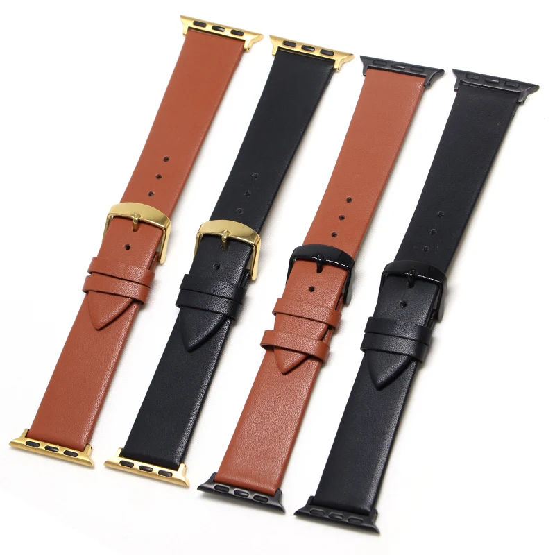 

3 Color Hot Sell Leather Watchband for Apple Watch Band Series 5/3/2/1 Sport Bracelet 42 mm 38 mm Strap For iwatch 4 Band
