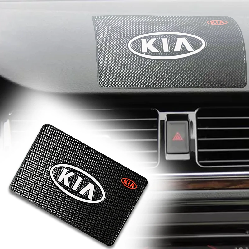 

Car Logo Anti-slip Gel Mat for KIA K2 K3 K4 K5 K6 K7 KX5 Sorento 2019 Sportage R Rio Soul Automobile Coaster Accessories Goods
