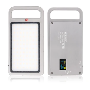 

ZOMEI Handheld 3000-6500K Dimmable Mini LED selfie Video Light Camera Photography Fill Light for Canon Nikon Sony DSLR Camera