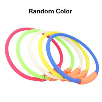 

Flashing LED Dog Safety Collar USB Rechargable Glowing LED Dog Collar Water resistant Pet Collar Random Color Adjustable size